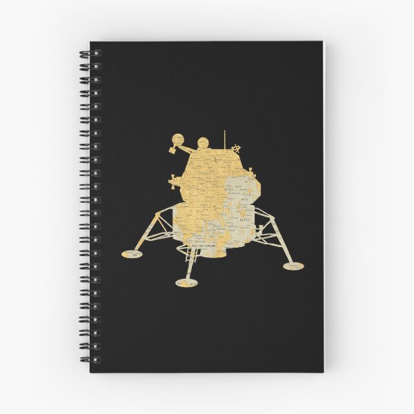 Item preview, Lunar Landing Module cut from a 1949 French Moon Map designed and sold by Thomas-Duane.
