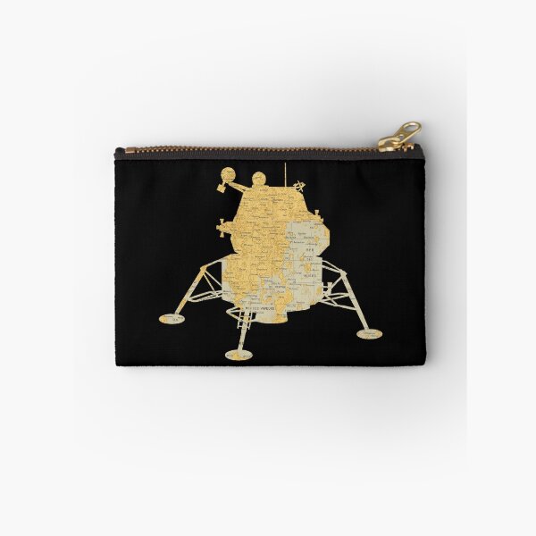 Item preview, Lunar Landing Module cut from a 1949 French Moon Map designed and sold by Thomas-Duane.