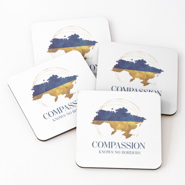 Item preview, Compassion Knows No Borders Ukraine Support designed and sold by catthemedic.
