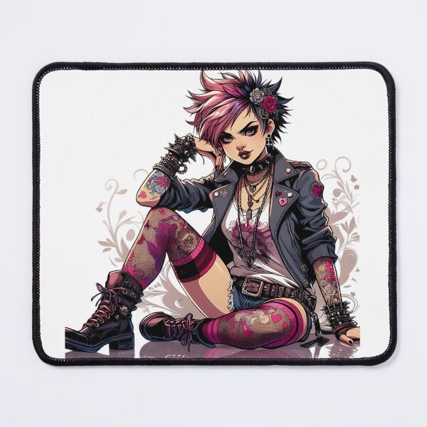 Item preview, punk girl designed and sold by rajdigitalarts.