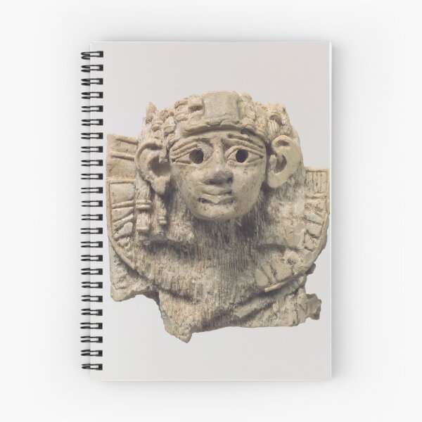 Item preview,  Assyrian Furniture plaque with head of a sphinx ca. 9th–8th century BCE designed and sold by botanicalworks.