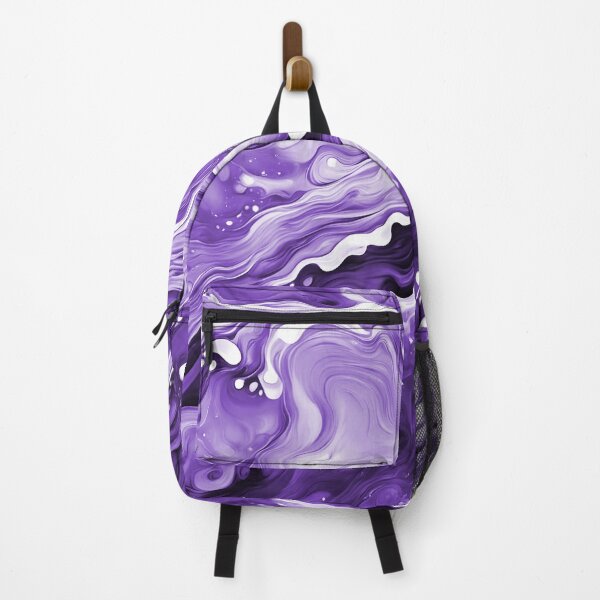 Item preview, Nebula Drift - Abstract Purple Fluid Art designed and sold by AussieMuma.