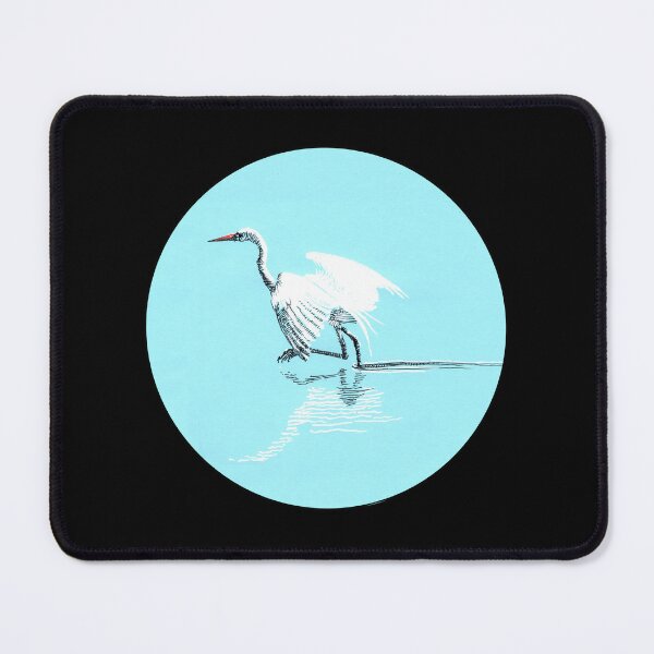 Item preview, Egret walking in water designed and sold by Thomas-Duane.