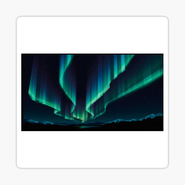Item preview, Glitch Northern lights designed and sold by jesse999james.