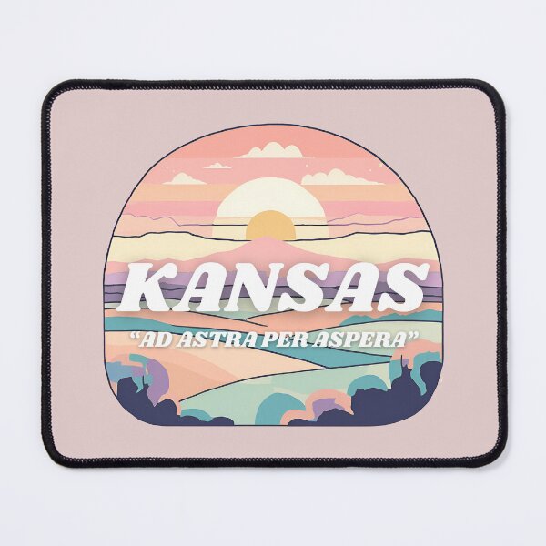Item preview, Kansas Graphic With State Motto designed and sold by Bret Swanson.