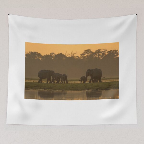 Item preview, Elephants in the Dusk designed and sold by Puttaswamy Ravishankar.