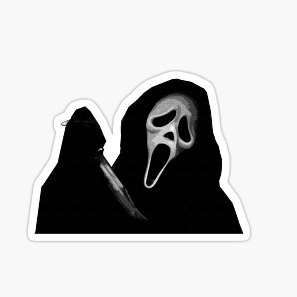 Vista previa del artículo con la obra «Grito de cara fantasma», diseñado y vendido por charliefdesign.
