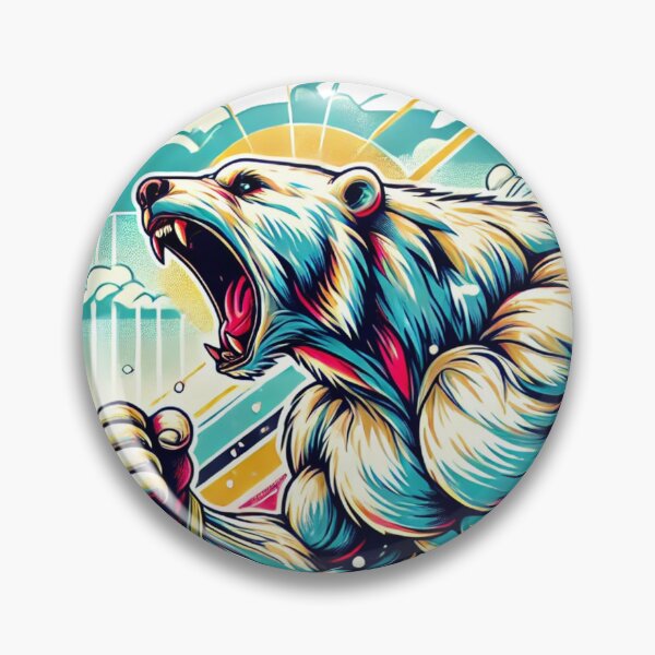 Item preview, Untamed Arctic Fury Bear designed and sold by JonelleTshirts.