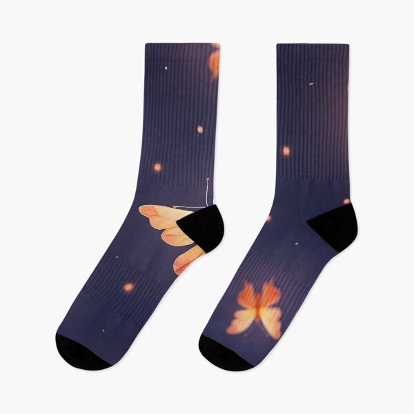 Item preview, Glowing Fireflies – Seamless Watercolor Night Pattern designed and sold by Whiteshadow130.