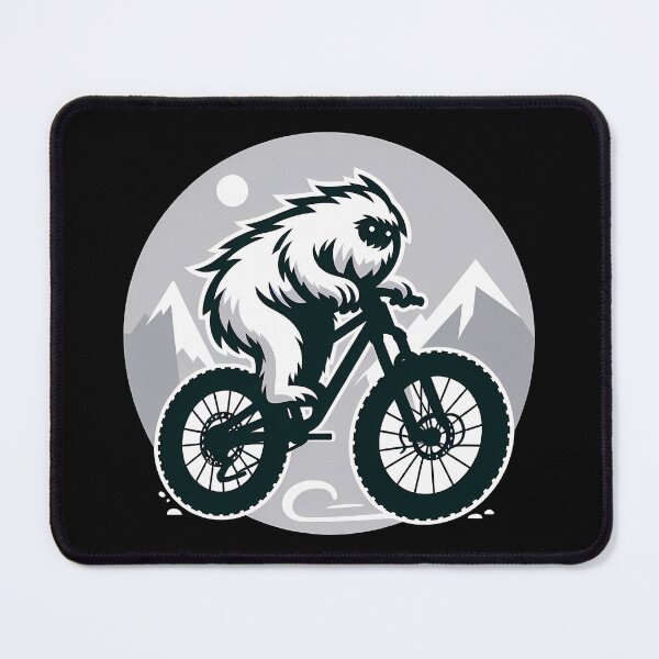 Item preview, Yeti Biking designed and sold by Funny Vintage Stickers And T-Shirts.