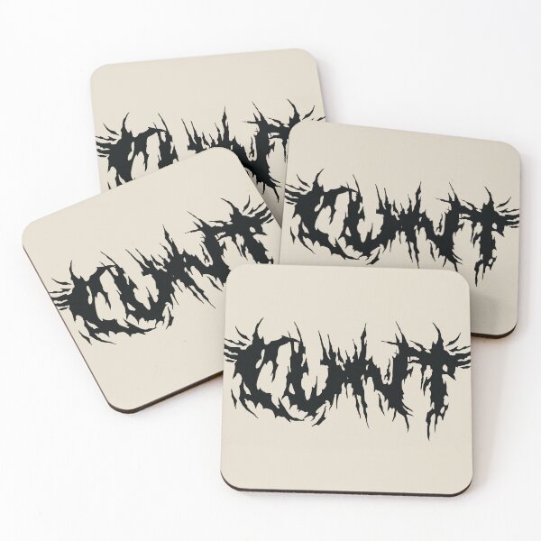 Item preview, Cunt Death Metal Font designed and sold by Mabel's Labels.
