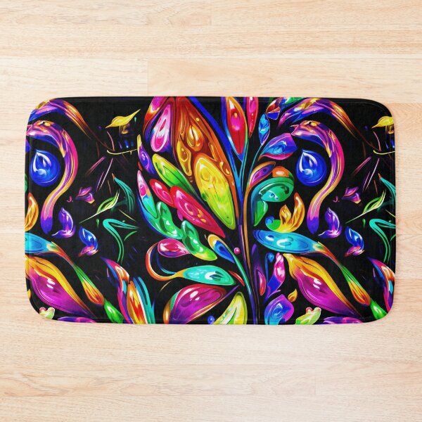 Item preview, Colourful Floral Leaf Pattern Design  designed and sold by AussieConcepts.