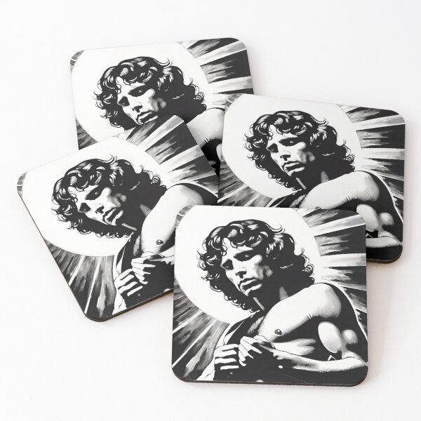 Item preview, Jim Morrison Shirtless | The Doors | Black And White Art | TheAmericanPoet  designed and sold by TheAmericanPoet.