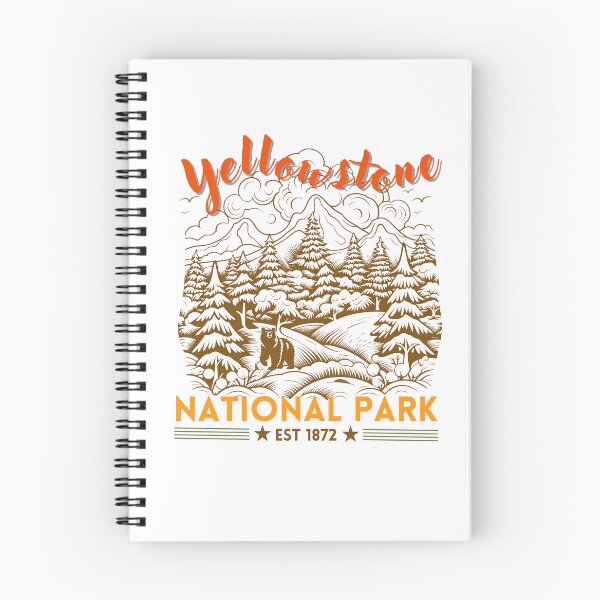 Aperçu de l'œuvre T-shirt classique autocollant du parc national de Yellowstone créée et vendue par ThinkNature!.