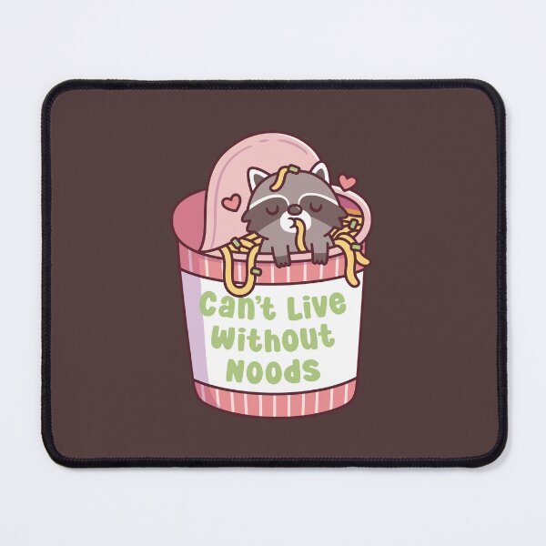 Item preview, Funny Raccoon In Instant Ramen Noodles Can't Live Without Noods designed and sold by rustydoodle.
