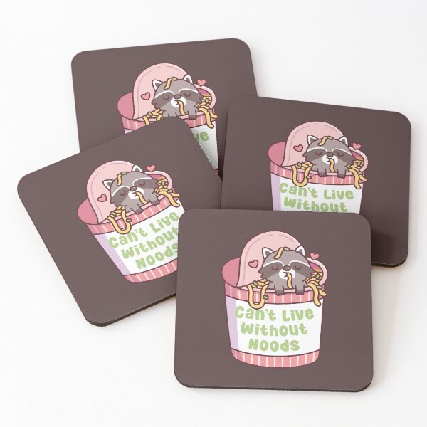 Item preview, Funny Raccoon In Instant Ramen Noodles Can't Live Without Noods designed and sold by rustydoodle.