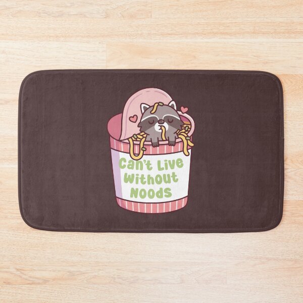 Item preview, Funny Raccoon In Instant Ramen Noodles Can't Live Without Noods designed and sold by rustydoodle.