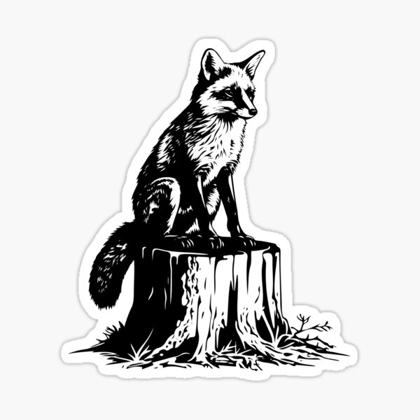 Item preview, Wild Red Fox Vulpes Sly Mammal Bushy-Tailed Fur Hunt designed and sold by inkoutninja.