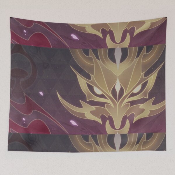 Item preview, Genshin Impact Name Card Itto: Oni Face designed and sold by Geraldine-N.