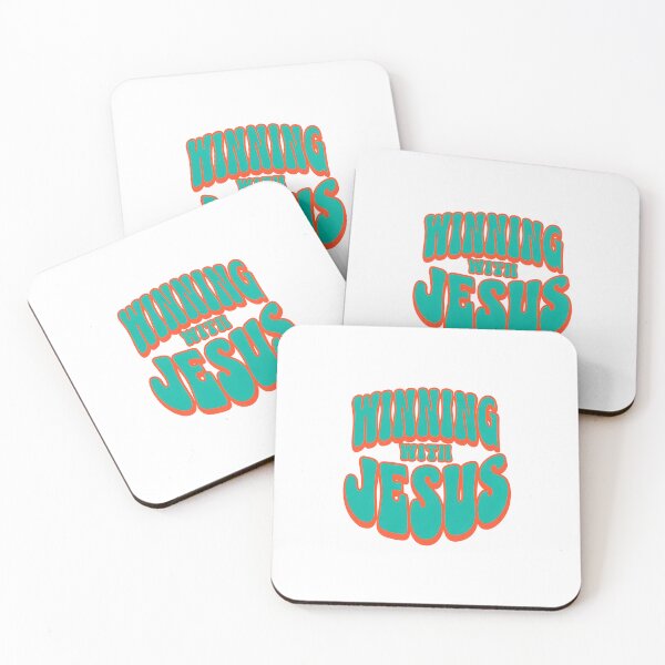 Item preview, Winning with Jesus - Christian Faith Victory Design designed and sold by PolynesianGrace.