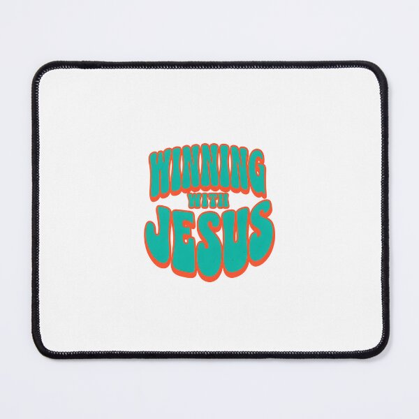Item preview, Winning with Jesus - Christian Faith Victory Design designed and sold by PolynesianGrace.