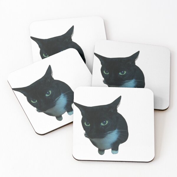 Item preview, Mysterious Black Cat Stare – Enchanting Feline Art designed and sold by arceeddesign.