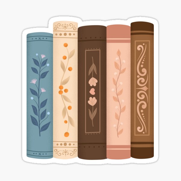 Books stack Sticker