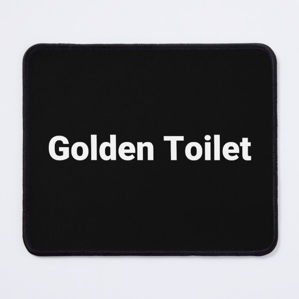 Item preview, Golden Toilet designed and sold by Text-based T-Shirts and Gifts.