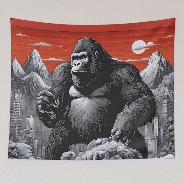Item preview, King of the Jungle: The Mighty Gorilla designed and sold by PattaZone.