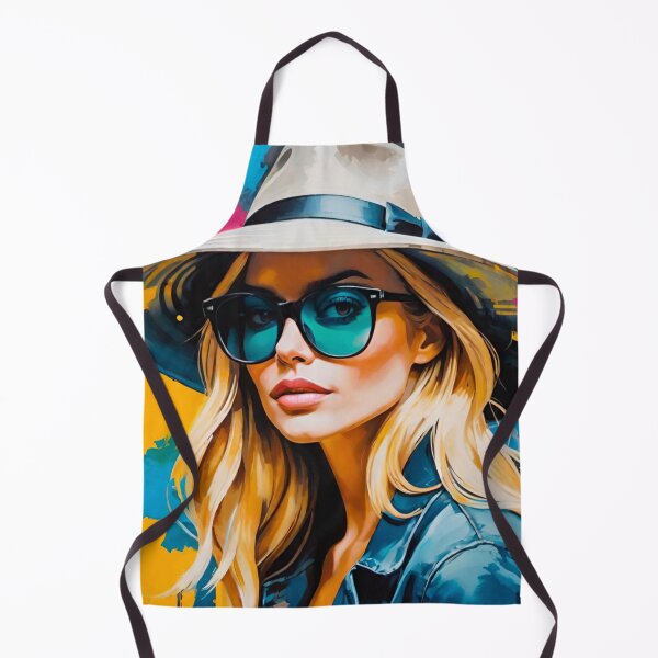 Item preview, Gorgeous Blonde Beauty in Hat and Shades designed and sold by GrizzlyCollective.