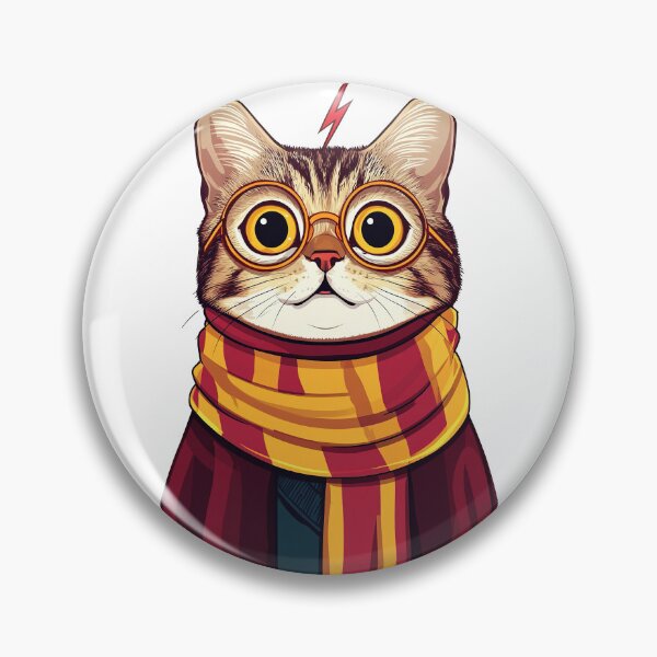 Item preview, Potter Cartoon Wizard Magic Fantasy, magical cat designed and sold by Innamalinka.