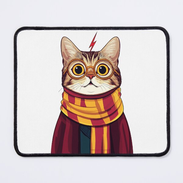 Item preview, Potter Cartoon Wizard Magic Fantasy, magical cat designed and sold by Innamalinka.