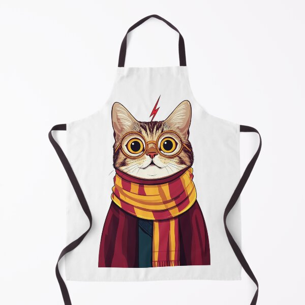 Item preview, Potter Cartoon Wizard Magic Fantasy, magical cat designed and sold by Innamalinka.