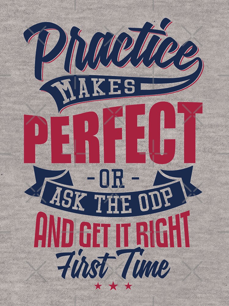 Practice makes Perfect - Or Ask The ODP And Get It Right First Time by snibbo71