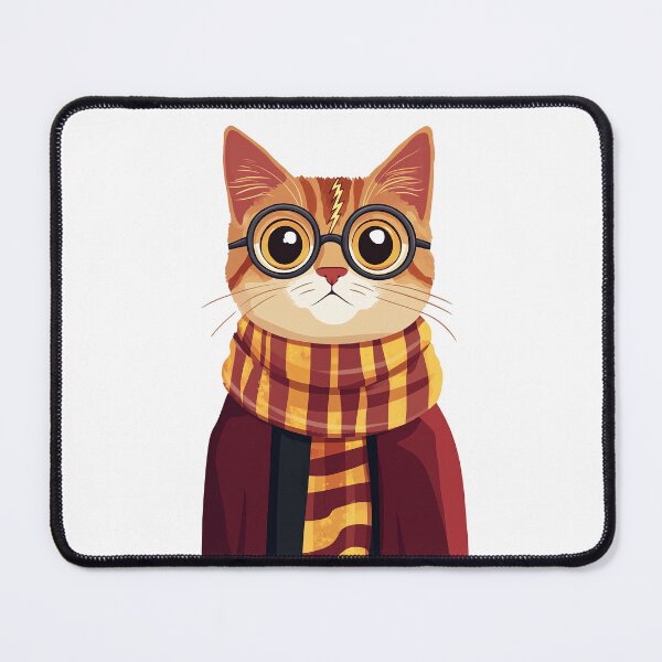 Item preview, Potter Cartoon Wizard Magic Fantasy, magical cat designed and sold by Innamalinka.
