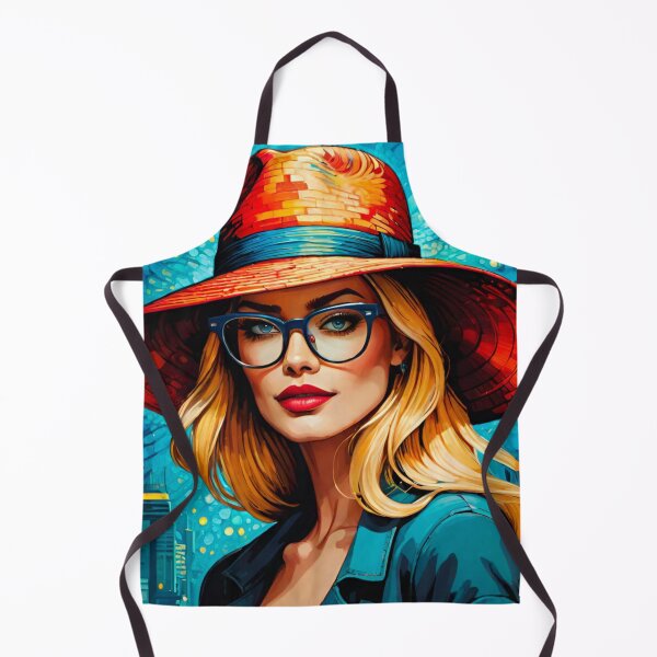 Item preview, Glamorous Blonde Beauty with Hat, Shades, and Red Lips designed and sold by GrizzlyCollective.