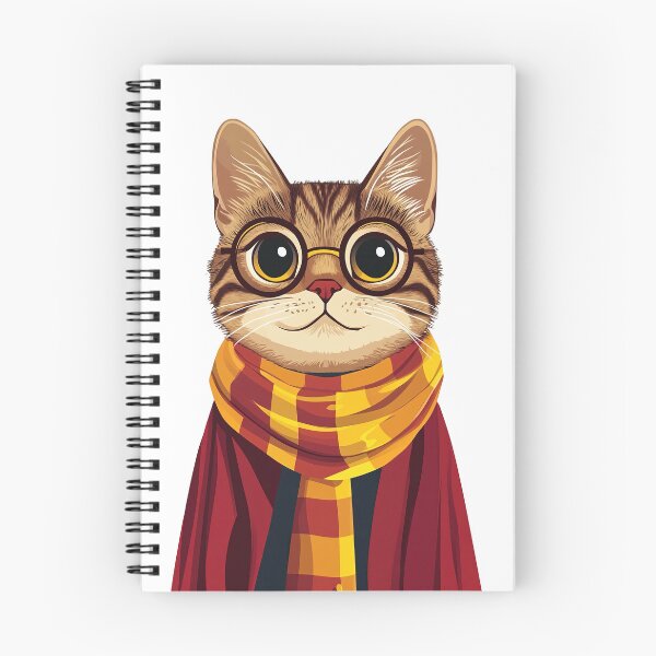 Item preview, Potter Cartoon Wizard Magic Fantasy, magical cat designed and sold by Innamalinka.