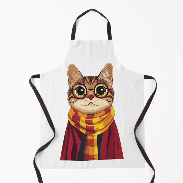 Item preview, Potter Cartoon Wizard Magic Fantasy, magical cat designed and sold by Innamalinka.