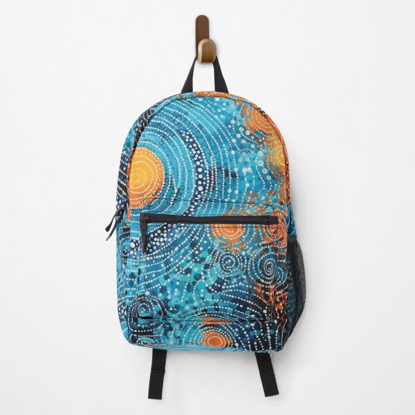 Item preview, Aboriginal Inspired Dot Art - Underwater Volcanic Epicenter designed and sold by GrinGalore.