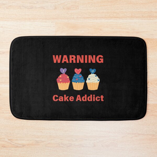 Item preview, Warning Cake Addict designed and sold by Rocklights.