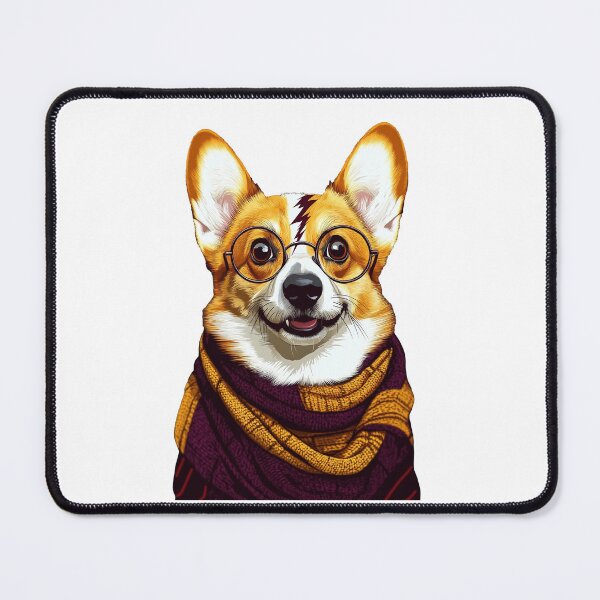 Item preview, Potter Cartoon Wizard Magic Fantasy, magical  corgi designed and sold by Innamalinka.