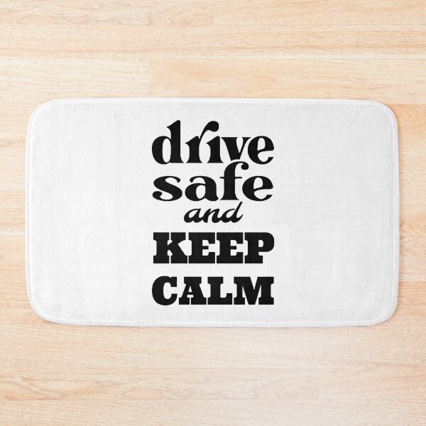Item preview, Drive Safe and Keep Calm; designed and sold by StickerApe.