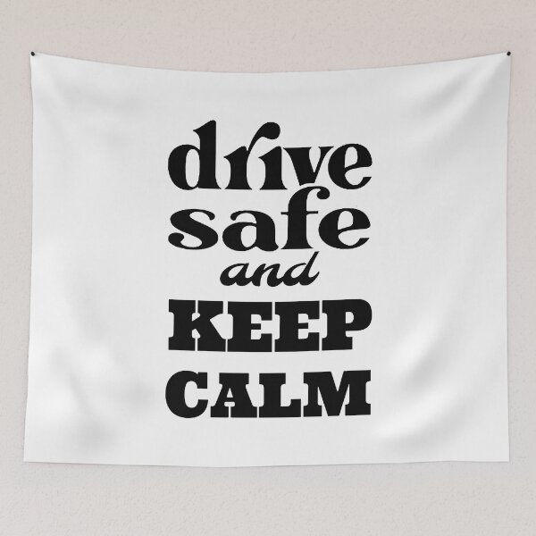 Item preview, Drive Safe and Keep Calm; designed and sold by StickerApe.