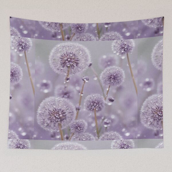 Item preview, Morning Dew on Purple Puffs designed and sold by Sadia  Jannat.
