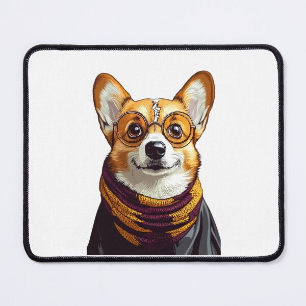 Item preview, Potter Cartoon Wizard Magic Fantasy, magical  corgi designed and sold by Innamalinka.
