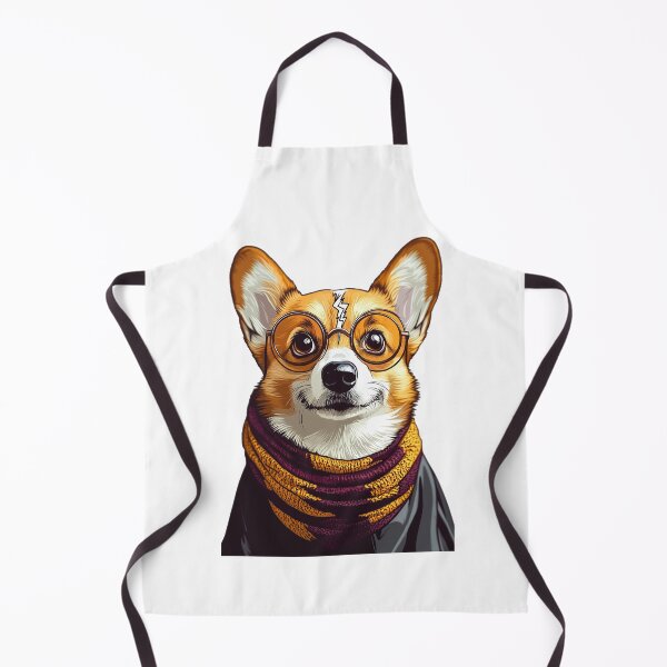Item preview, Potter Cartoon Wizard Magic Fantasy, magical corgi designed and sold by Innamalinka.