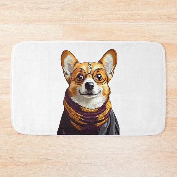 Item preview, Potter Cartoon Wizard Magic Fantasy, magical  corgi designed and sold by Innamalinka.