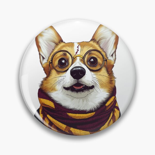 Item preview, Potter Cartoon Wizard Magic Fantasy, magical  corgi designed and sold by Innamalinka.