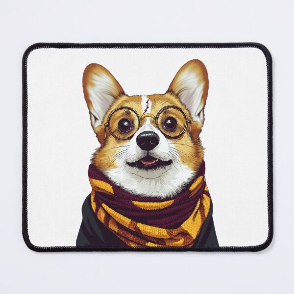 Item preview, Potter Cartoon Wizard Magic Fantasy, magical  corgi designed and sold by Innamalinka.