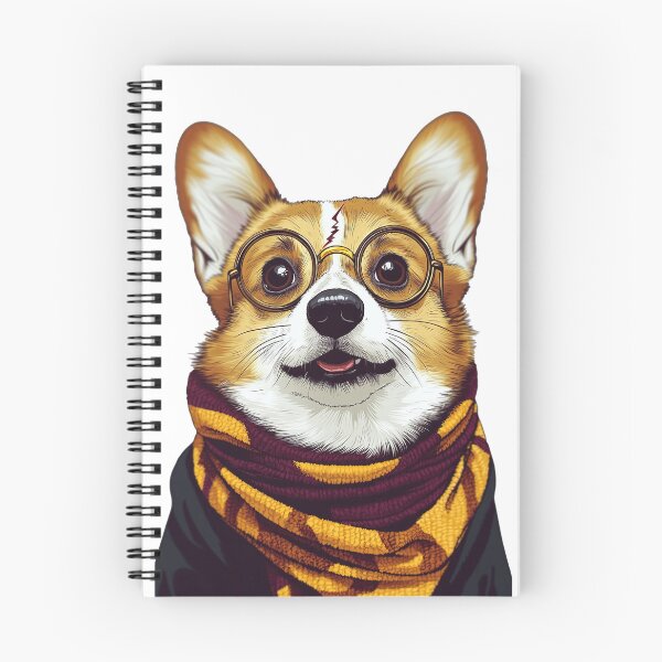 Item preview, Potter Cartoon Wizard Magic Fantasy, magical  corgi designed and sold by Innamalinka.